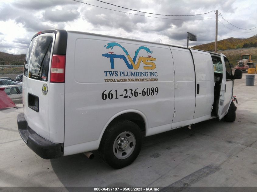 2014 CHEVROLET EXPRESS CARGO VAN - 1GCWGGFA3E1153021