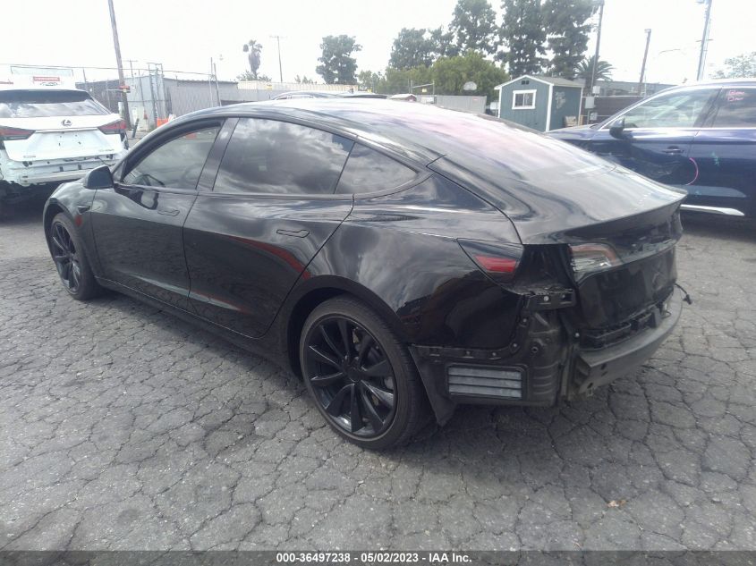 2018 TESLA MODEL 3 RANGE BATTERY - 5YJ3E1EA1JF005832