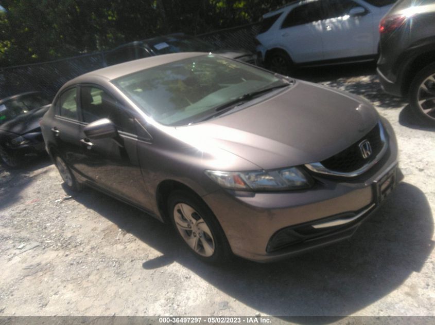2015 HONDA CIVIC SEDAN LX - 19XFB2F50FE240491