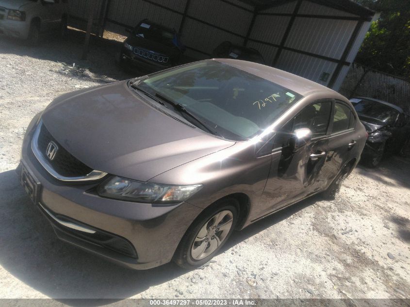 2015 HONDA CIVIC SEDAN LX - 19XFB2F50FE240491
