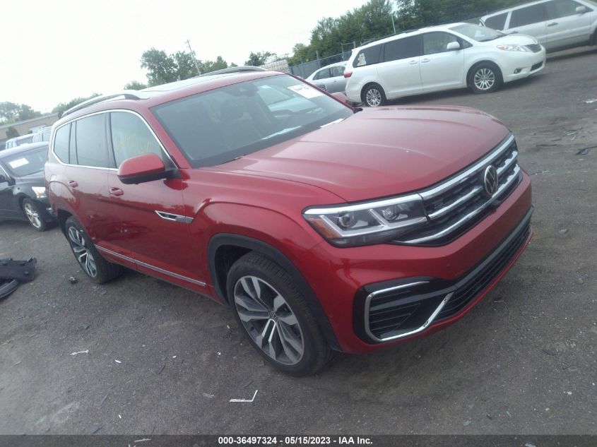 2022 VOLKSWAGEN ATLAS 3.6L V6 SEL PREMIUM - 1V2FR2CA4NC545025