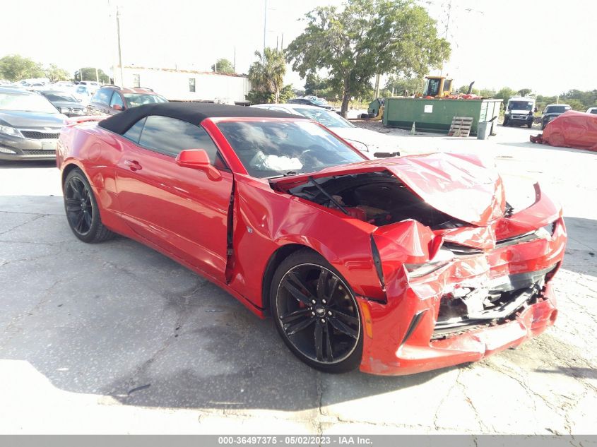 2018 CHEVROLET CAMARO 1LT - 1G1FB3DS1J0112916