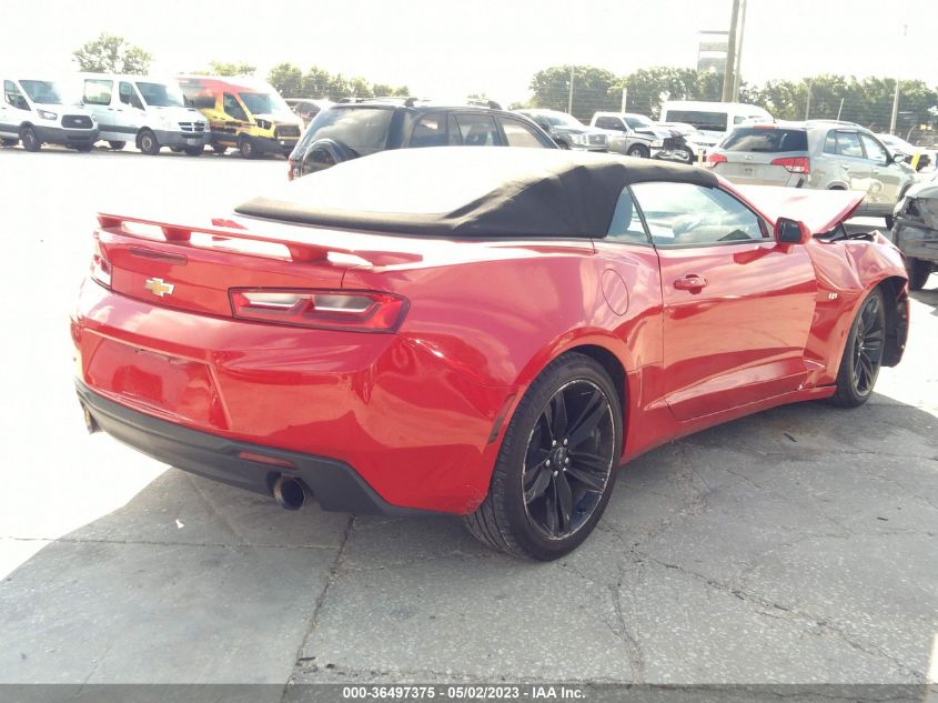 2018 CHEVROLET CAMARO 1LT - 1G1FB3DS1J0112916