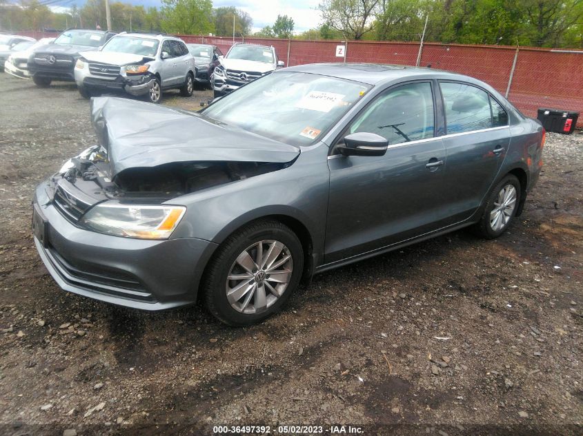 2015 VOLKSWAGEN JETTA SEDAN 1.8T SE W/CONNECTIVITY - 3VWD17AJ8FM316991