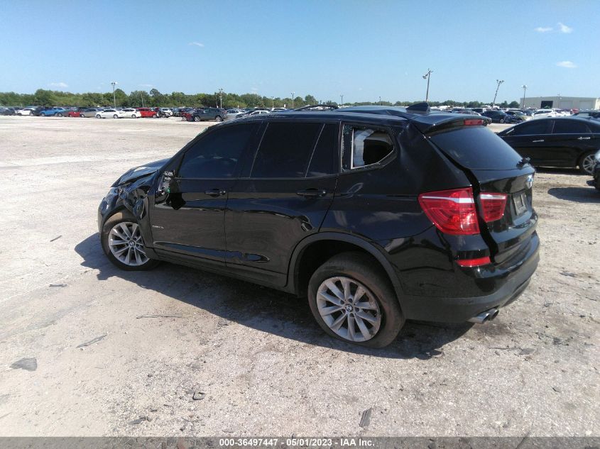 2017 BMW X3 SDRIVE28I - 5UXWZ7C38H0V91042