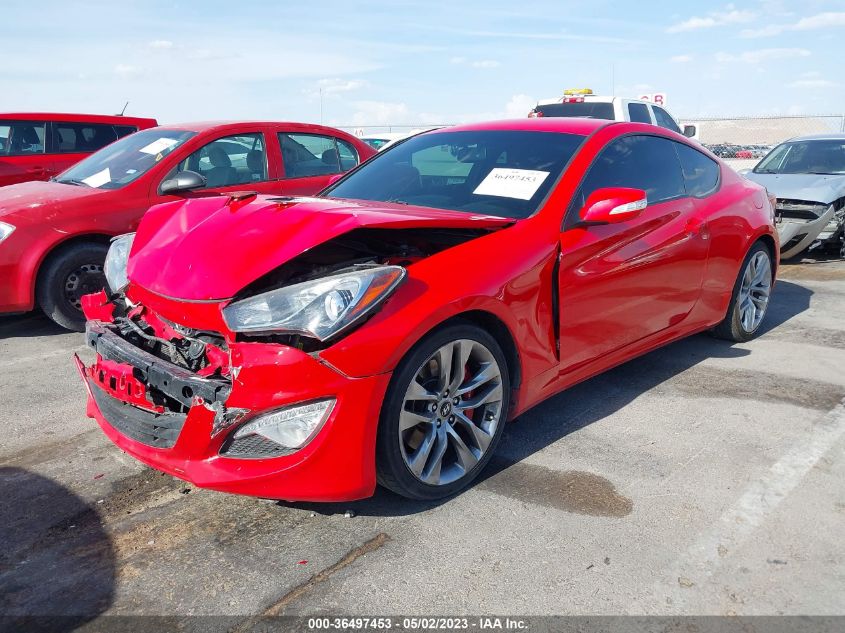 2015 HYUNDAI GENESIS COUPE 3.8L R-SPEC KMHHU6KJ0FU128381