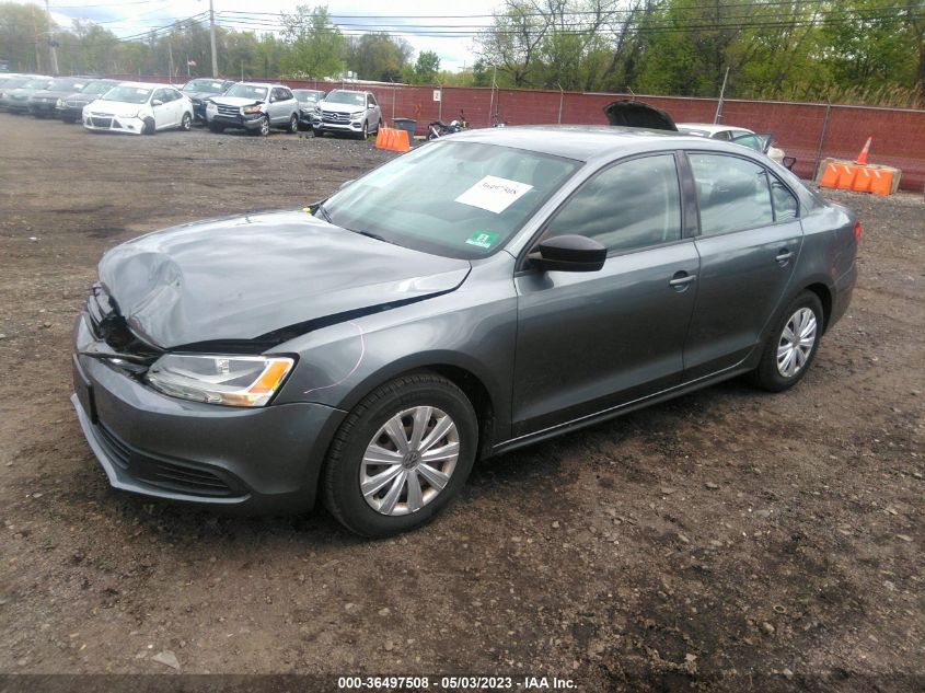 2014 VOLKSWAGEN JETTA SEDAN S - 3VW2K7AJ7EM255829