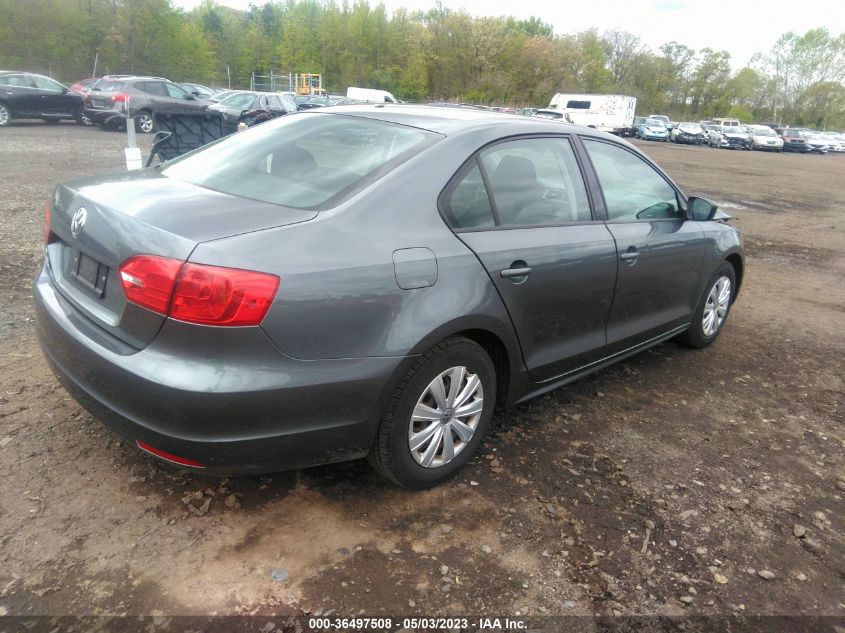 2014 VOLKSWAGEN JETTA SEDAN S - 3VW2K7AJ7EM255829