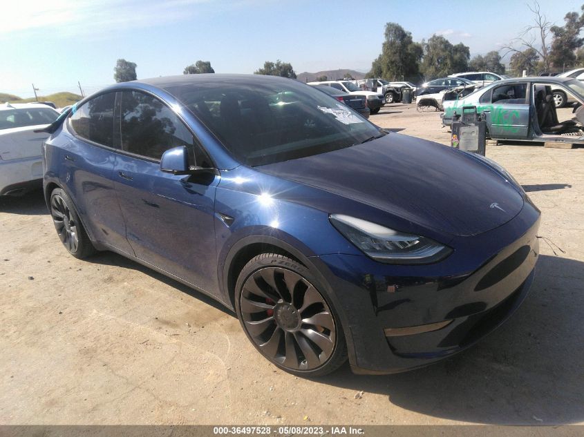 2020 TESLA MODEL Y LONG RANGE/PERFORMANCE - 5YJYGDEFXLF044046