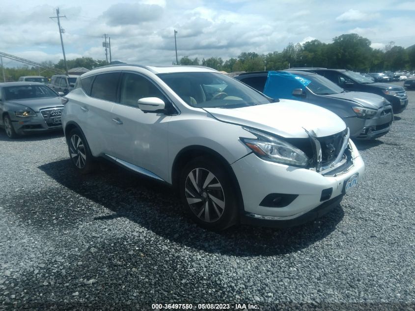 2016 NISSAN MURANO PLATINUM - 5N1AZ2MHXGN103764