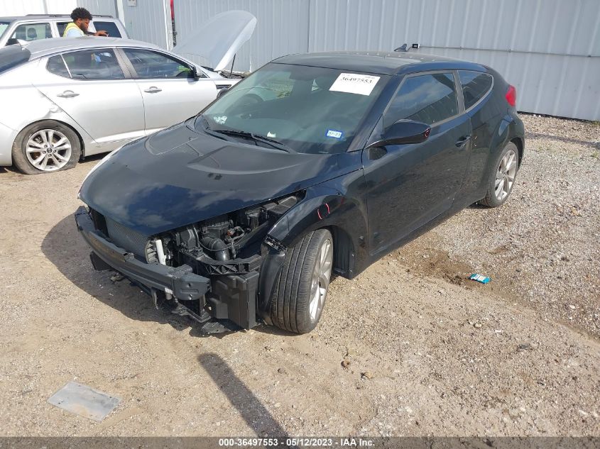 2016 HYUNDAI VELOSTER - KMHTC6AD2GU292662