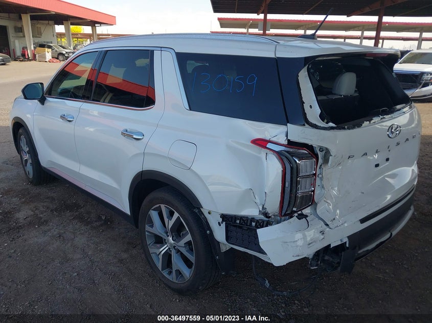 VIN KM8R34HE7MU280970 2021 HYUNDAI PALISADE SEL