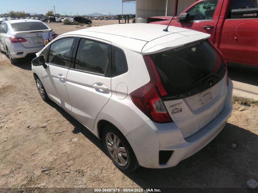 2016 HONDA FIT LX - JHMGK5H53GX010740
