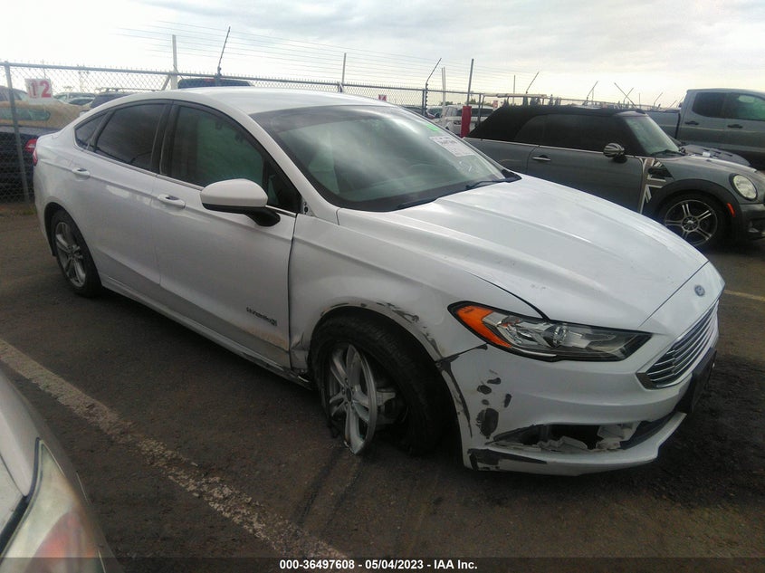 VIN 3FA6P0LU9JR111335 2018 FORD FUSION HYBRID SE