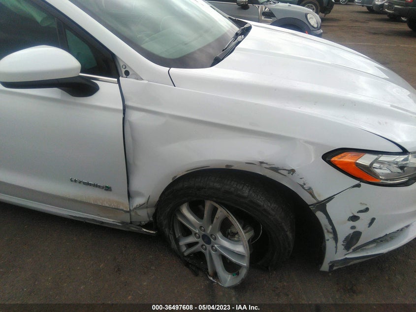 VIN 3FA6P0LU9JR111335 2018 FORD FUSION HYBRID SE
