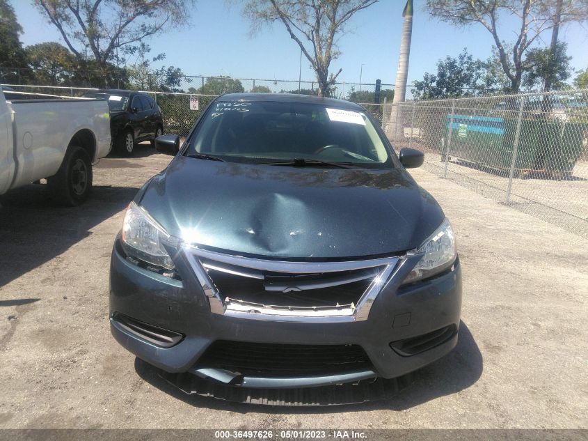 2013 NISSAN SENTRA SV - 1N4AB7AP9DN909324