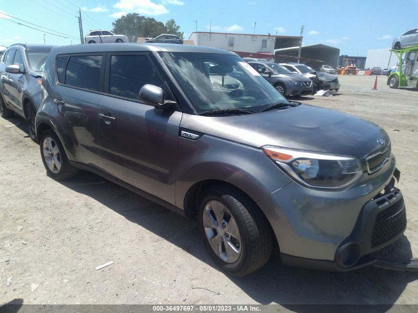2016 KIA SOUL BASE - KNDJN2A26G7347285