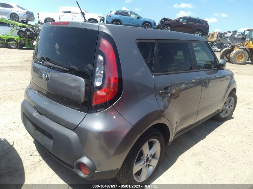 2016 KIA SOUL BASE - KNDJN2A26G7347285