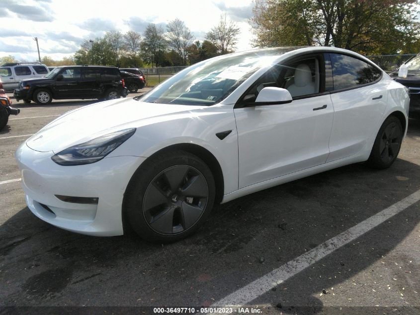 2021 TESLA MODEL 3 LONG RANGE - 5YJ3E1EB4MF852776