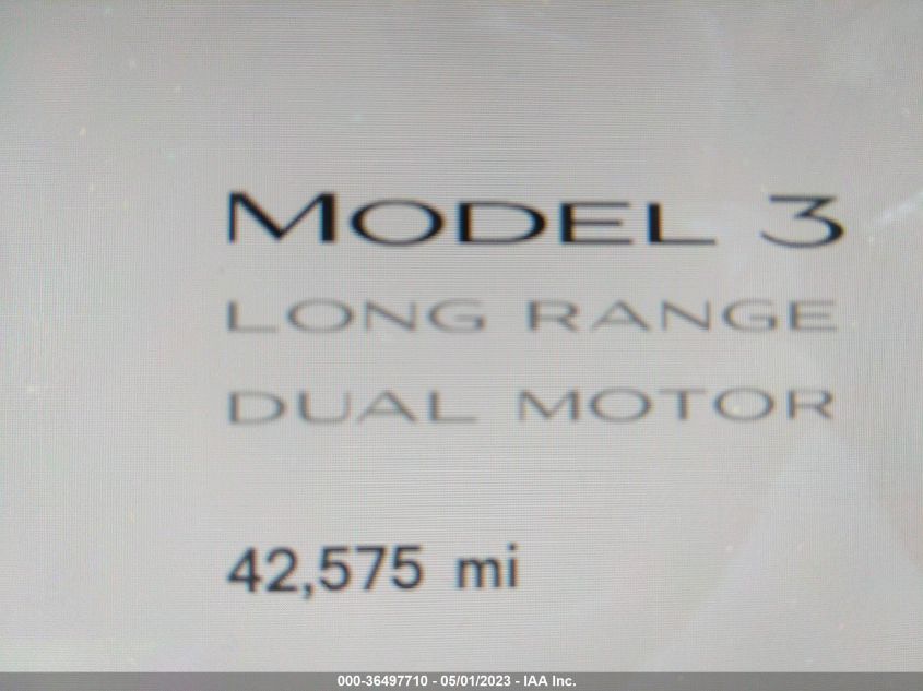 2021 TESLA MODEL 3 LONG RANGE - 5YJ3E1EB4MF852776