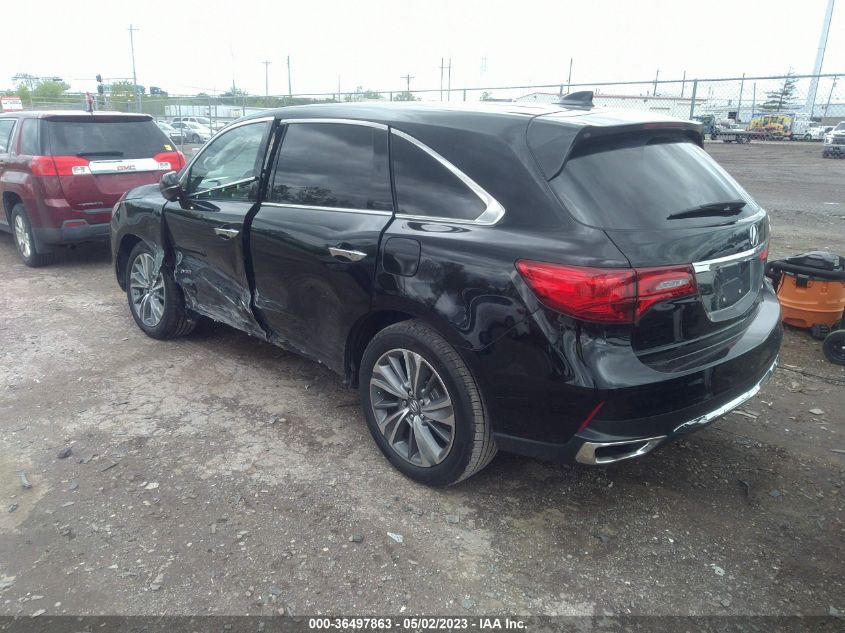 2017 ACURA MDX W/TECHNOLOGY PKG - 5FRYD4H52HB031051