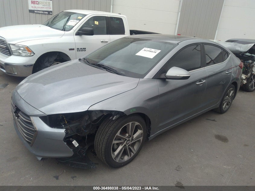 VIN 5NPD84LF2HH040676 2017 HYUNDAI ELANTRA LIMITED