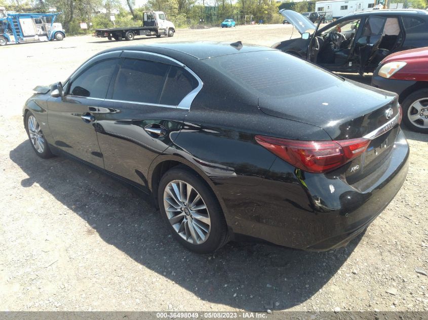 2019 INFINITI Q50 3.0T LUXE - JN1EV7AR4KM592806
