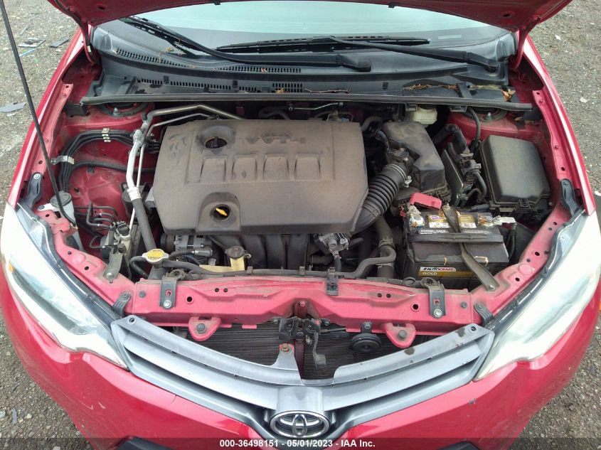 2015 TOYOTA COROLLA LE - 2T1BURHE0FC289297