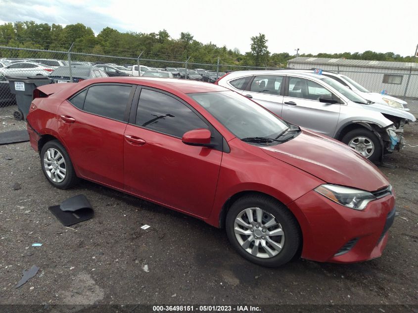 2015 TOYOTA COROLLA LE - 2T1BURHE0FC289297