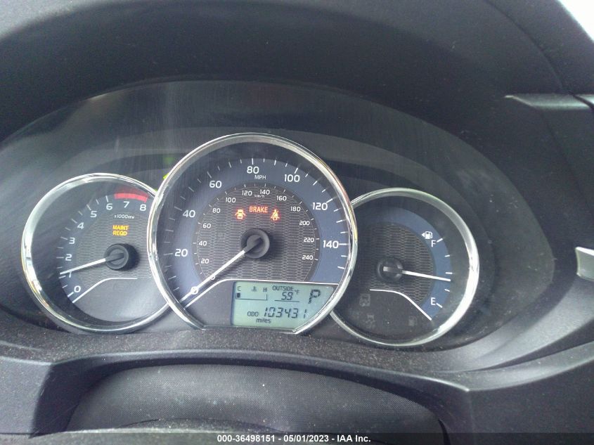 2015 TOYOTA COROLLA LE - 2T1BURHE0FC289297