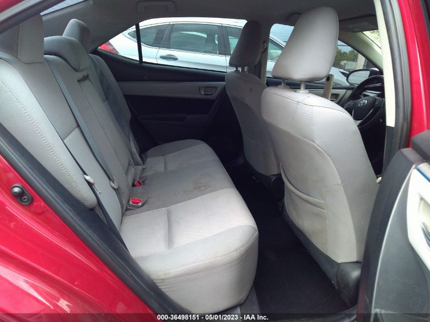 2015 TOYOTA COROLLA LE - 2T1BURHE0FC289297