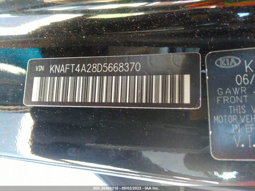 2013 KIA FORTE LX - KNAFT4A28D5668370