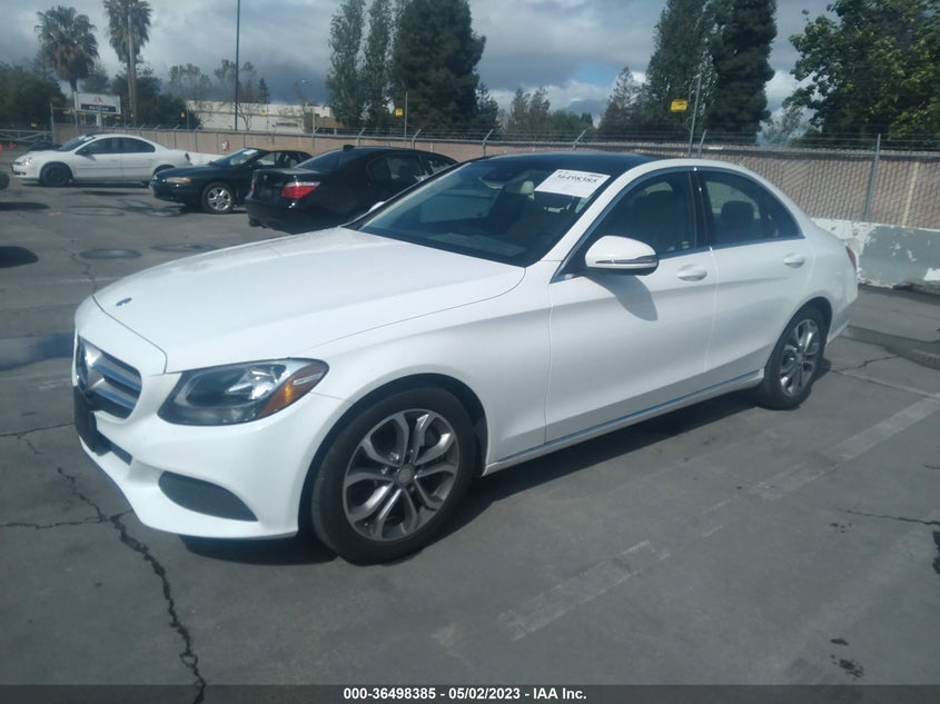 VIN 55SWF4JB8HU201351 2017 MERCEDES-BENZ C-CLASS C 300