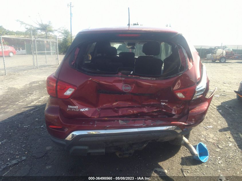 2018 NISSAN PATHFINDER SV - 5N1DR2MM8JC654546