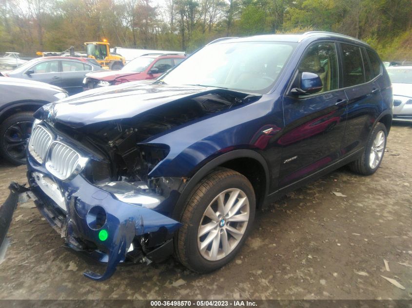 2016 BMW X3 XDRIVE28I - 5UXWX9C53G0D72770