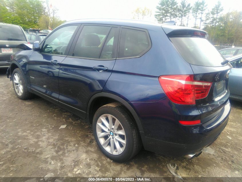 2016 BMW X3 XDRIVE28I - 5UXWX9C53G0D72770