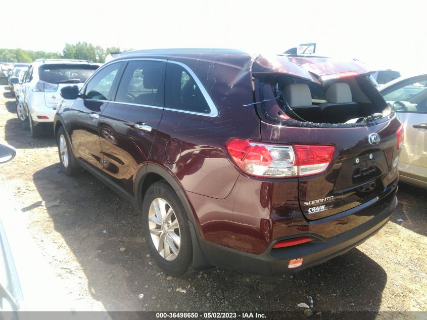 2017 KIA SORENTO LX - 5XYPG4A30HG205768