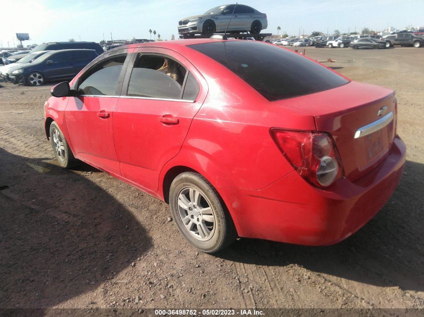 2016 CHEVROLET SONIC LT - 1G1JC5SH5G4137135