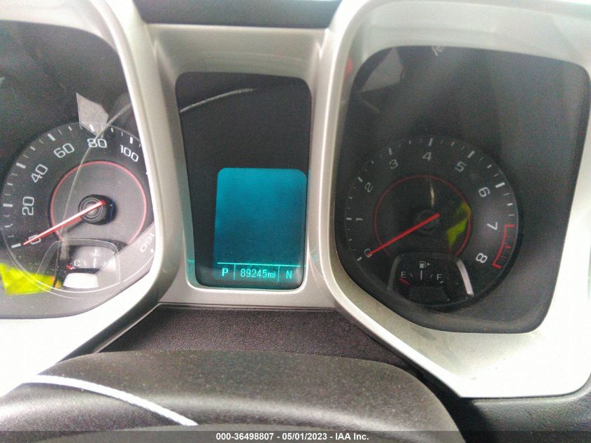 2013 CHEVROLET CAMARO LT - 2G1FC3D36D9238236
