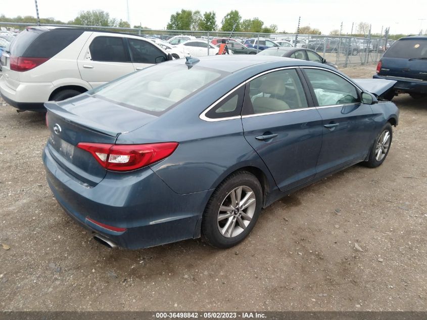 2015 HYUNDAI SONATA 2.4L SE - 5NPE24AF8FH208813