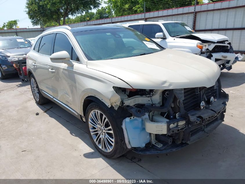 2016 LINCOLN MKX RESERVE - 2LMTJ6LP3GBL43741