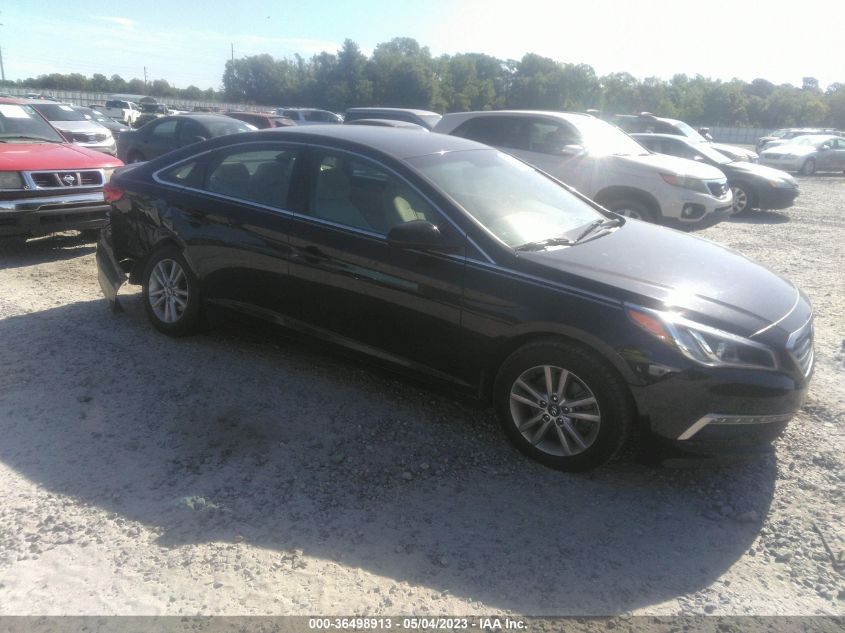 2015 HYUNDAI SONATA 2.4L SE - 5NPE24AF7FH258750