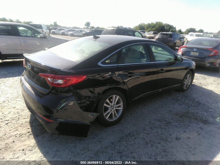 2015 HYUNDAI SONATA 2.4L SE - 5NPE24AF7FH258750