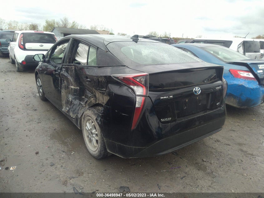 VIN JTDKARFUXJ3553338 2018 TOYOTA PRIUS TWO/TWO ECO/THREE
