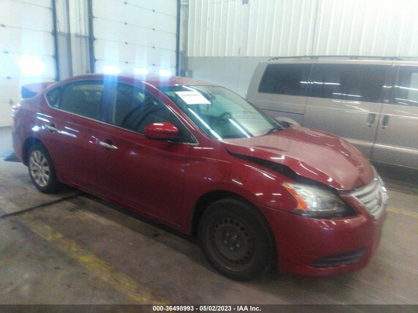 2013 NISSAN SENTRA SV - 3N1AB7AP0DL639431