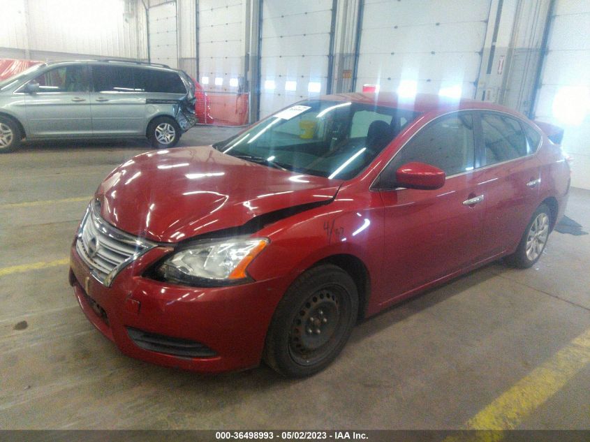 2013 NISSAN SENTRA SV - 3N1AB7AP0DL639431