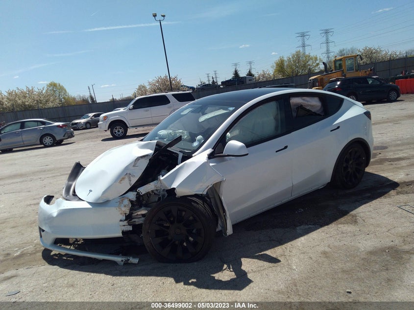 VIN 7SAYGDEE3PF692022 2023 TESLA MODEL Y LONG RANGE