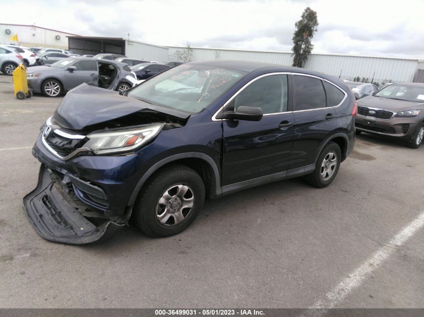 2015 HONDA CR-V LX - 3CZRM3H39FG716874