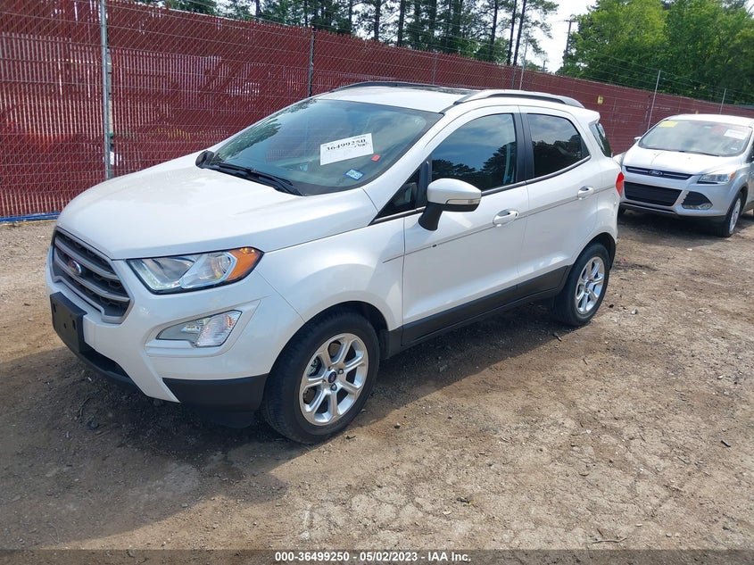 VIN MAJ3P1TE8JC196846 2018 FORD ECOSPORT SE