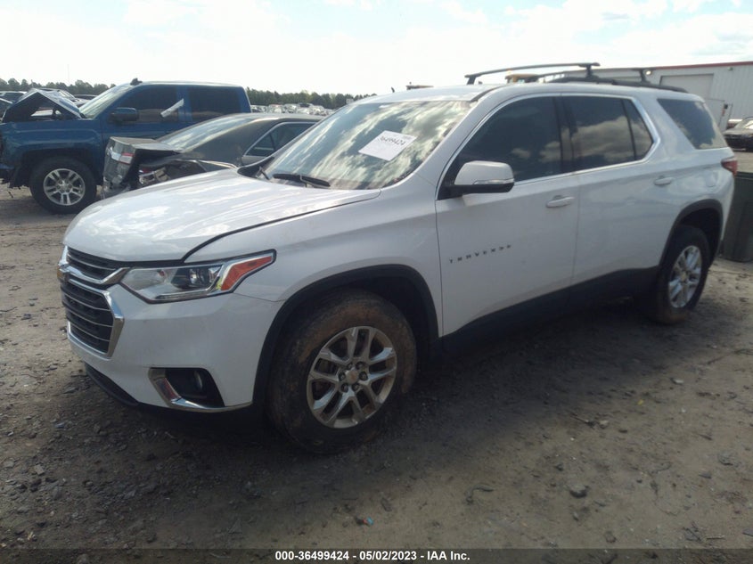 VIN 1GNERGKW1KJ106970 2019 CHEVROLET TRAVERSE LT CLOTH